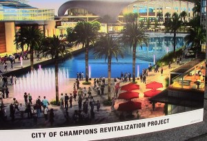 Kroenke is buiding his NFL stadium in Inglewood as part of the City of Champions Revitalization Project.